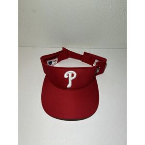 PHILADELPHIA PHILLIES RED VISOR HAT MVP AUTHENTIC MLB BASEBALL TEAM NEW CAP